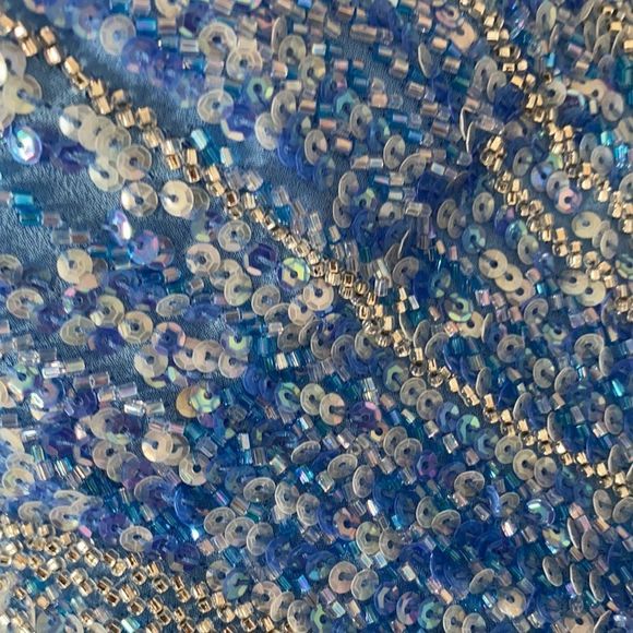 Daymor Couture Periwinkle Silk Women’s Formal Dress. Size 10. NWT - Picture 7 of 15